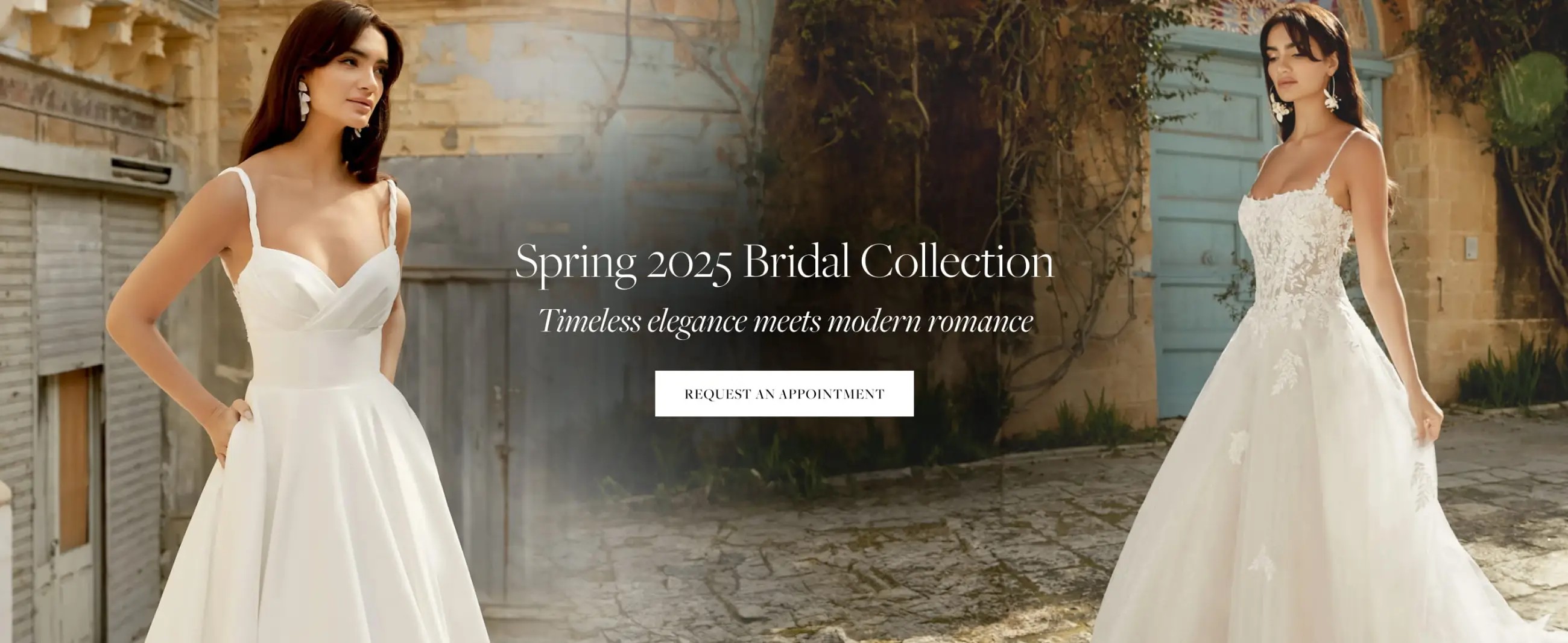 Bridal Spring 2025 Collection Desktop Banner